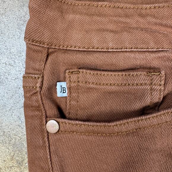 Judy Blue Slim Fit Jeans Women’s Size 9/29 Brown Stretch High Rise Ankle - Picture 3 of 14